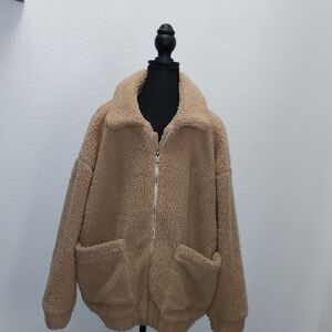 I.AM.GIA Tan Sherpa Jacket